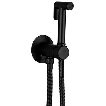 F7505-6 Смеситель с гигиеническим душем Frap H05 черный